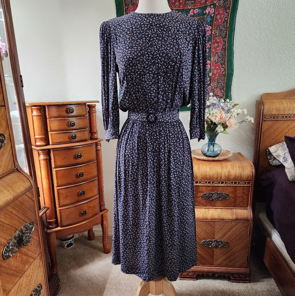 Vintage Floral Dress